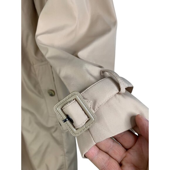 Jessica London Beige Double-Breast Trench Coat Plus Size 24 Womens  RO10238 EUC - Picture 8 of 9